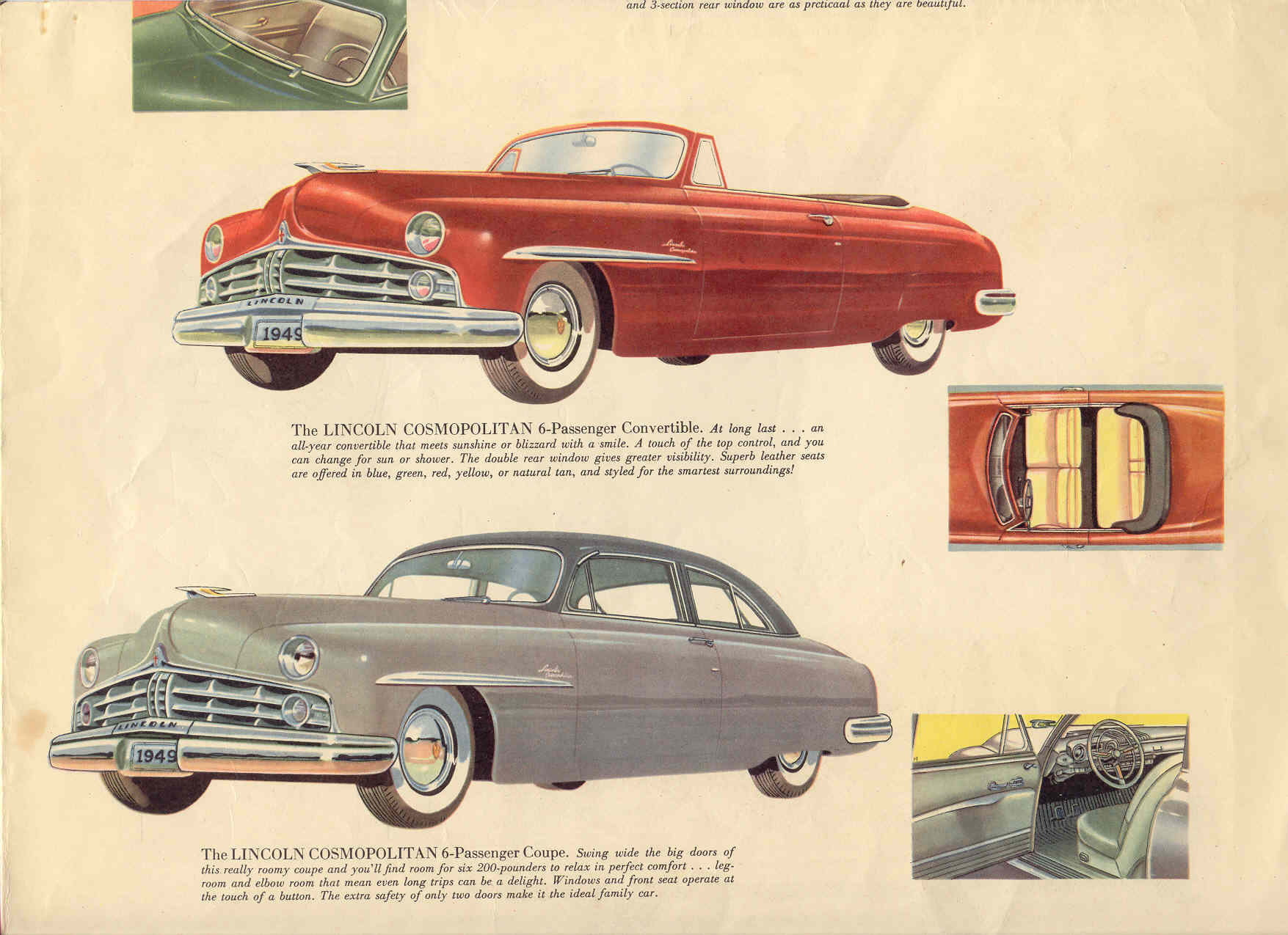 1949 Lincoln Brochure Page 6